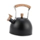 thumbnail image 1 of Hervidor De Agua Silbante Con Tapa De Pico, Olla Para Utensilios De Cocina Para Senderismo, Pesca Al Aire Libre, Color Negro, 1 of 3