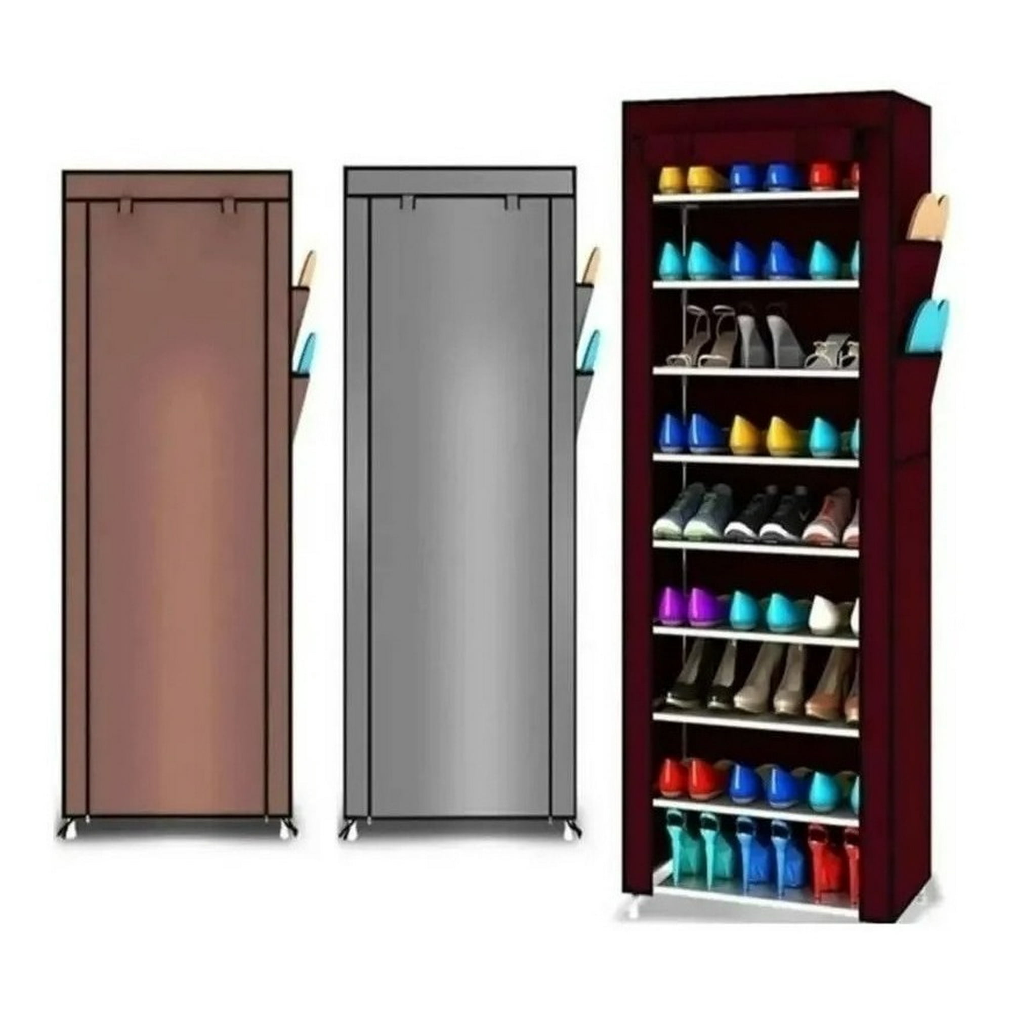 Genérico - Zapatero Organizador De Zapatos 9 Pisos 30 Pares Con Funda