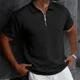 thumbnail image 2 of Polera Hombre Manga Corta Textura Suave Cierre Diseño 0287, 2 of 3