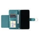thumbnail image 3 of Funda tipo billetera FOXDOCK para iPhone 15 Pro Max – Tapa abatible con correa para mujer, 3 of 5