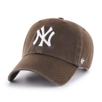 Gorra 47 New York Yankees Clean Up Mlb, Ajustable, Marrón