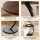 thumbnail image 4 of Mesa De Centro Lateral Living Vanguardia Madera Nactural Marrón, 4 of 8