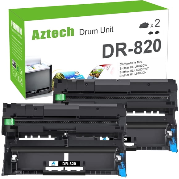Unidad de tambor de repuesto Aztech DR820 para impresora Brother