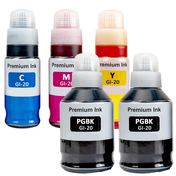 Botellas de recarga de tinta LAIPENG GI-20 compatibles con Canon PIXMA G6020 G7020 G5020