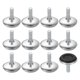 thumbnail image 1 of 12 Paquete Niveladores de Pies de Muebles con Rosca M6, Tornillo de Nivelación Ajustable 28x20, Negro, 1 of 6