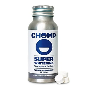 Pasta De Dientes En Tabletas Chomp Super Whitening Nano Hydroxyapatite