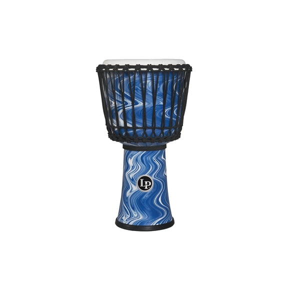 Djembe Circle de la colección World de Latin Percussion, mármol azul, 10 pulgadas (LP2010-BM)