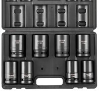 Juego De Enchufes De Impacto Vevor 1 Drive, 8 Piezas De Profundidad, 27-41 Mm, Métricos