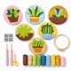 thumbnail image 1 of Kit de manualidades PunchBloom - 6 piezas de plantas suculentas, 1 of 9