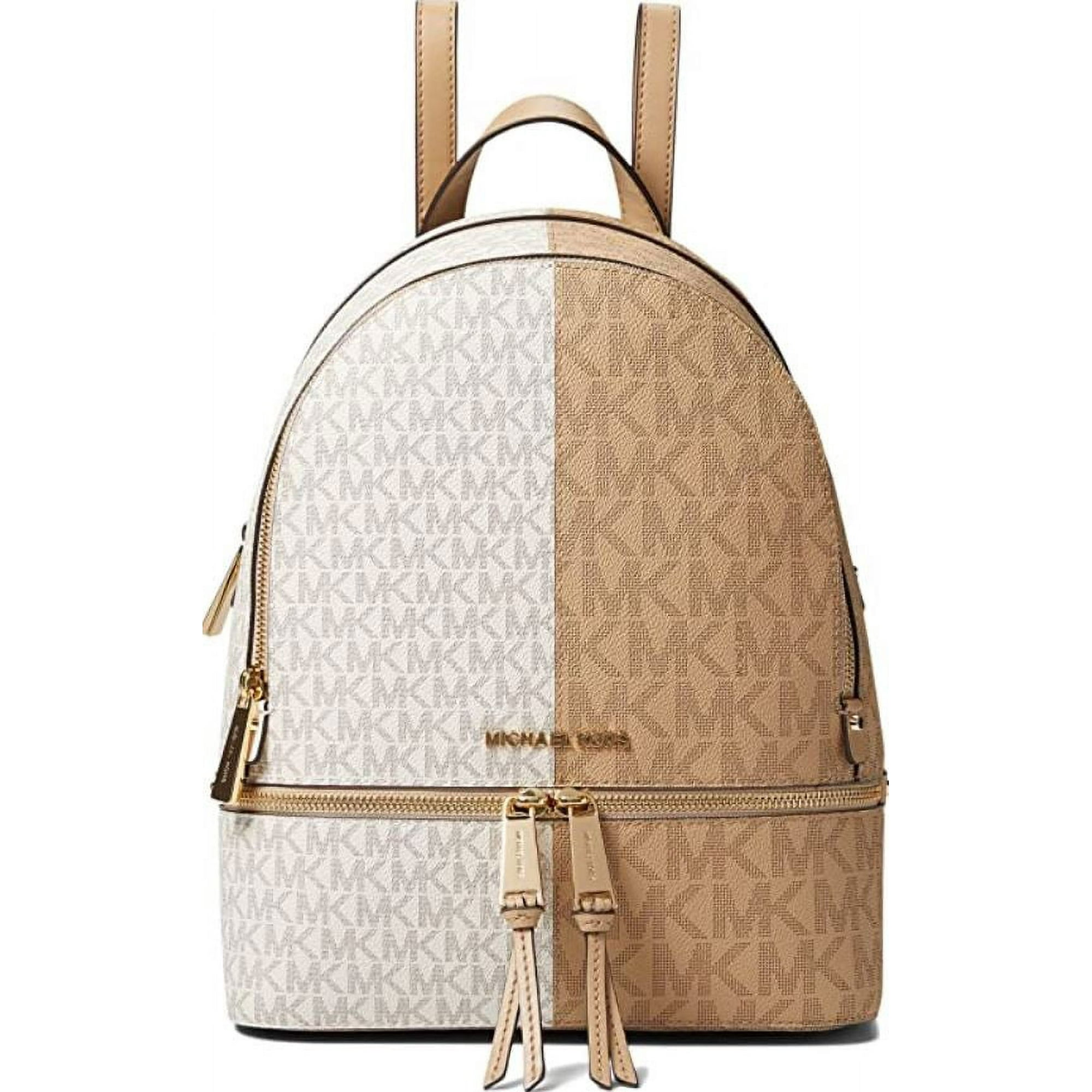 Mochila Michael Kors Rhea Mediana Vainilla Multicolor