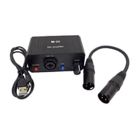 Magideal - Preamplificador De Micrófono Amplificador Sistema Estéreo Micrófono Dinámico Xlr Portátil Amplificador De Audio M 20 De 48V Amplificador De Micró Xlr A