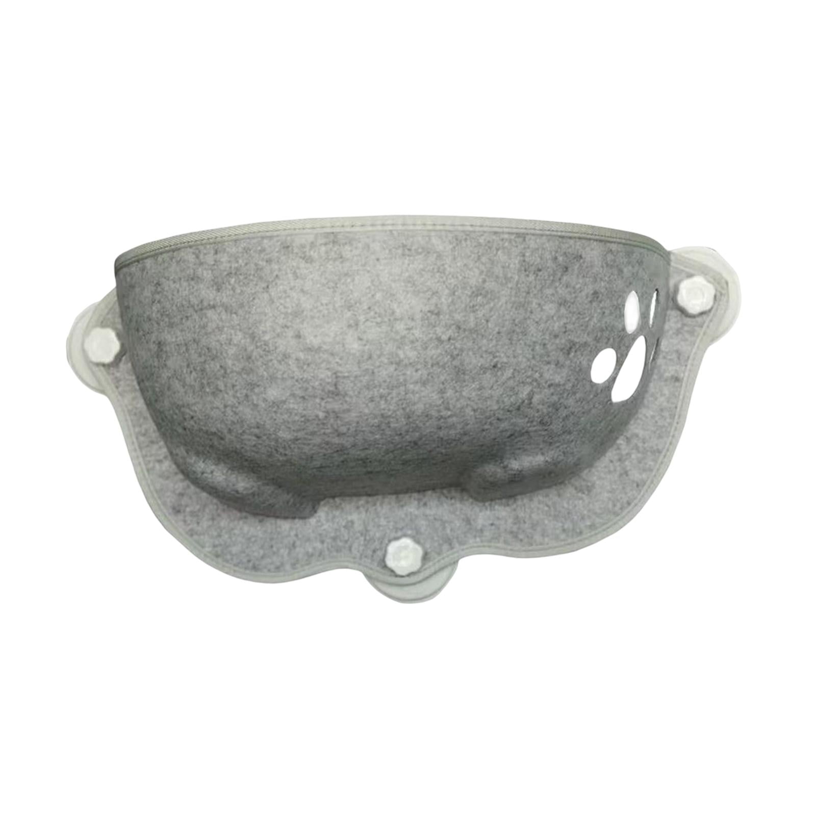 Ioensy - Hamaca Para Ventana De Cama De Gato Para Gatos Pequeños, Medianos Y Grandes, Ahorro De Espacio En El Interior Gris