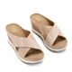 thumbnail image 2 of Sandalia Plataforma Beige Casual Qiu309 Mujer, 2 of 3