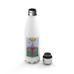 Creango - Botella Agua Termica Carta Tarot Vagina De Acero Inoxidable