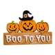 thumbnail image 1 of Adorno De Madera De Halloween Lindo Para Macetero Decoración Sala De Estar Estilo Interior E, 1 of 5