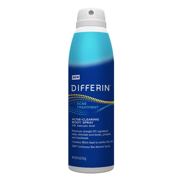 Spray corporal para el acné Differin 360 con ácido salicílico 180 ml