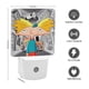 thumbnail image 2 of ¡Hey Arnold! Luz nocturna LED con sensor de anochecer a amanecer para dormitorio, baño, pasillo, escaleras - Lámpara LED nocturna de enchufe, 0.5W - 1 pieza, 2 of 6