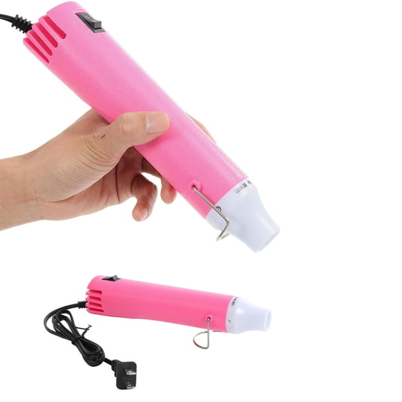 Pistola de Calor VortecSys 300W Rosa para Manualidades y Bricolaje 24 cm
