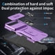 thumbnail image 2 of Funda Armada para iPhone 17 Air con Tapa Deslizante y Soporte Magnético Giratorio Morado, 2 of 5