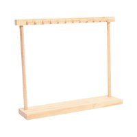 Ioensy - Organizador De Collares De Madera Maciza Para Tienda, Expositor De Collares Con 12 Ganchos