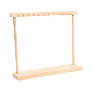 Ioensy - Organizador De Collares De Madera Maciza Para Tienda, Expositor De Collares Con 12 Ganchos