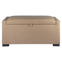 Máxima Design - Banqueta Con Baúl Leyzy Beige Delta 40X55X105 Cm