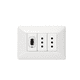 thumbnail image 1 of Enchufe Doble + Usb Matix Blanco Sam5285car, 1 of 2