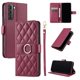 thumbnail image 1 of Funda Acolchada con Anilla y Correa para Samsung Galaxy S22 Slots para Tarjetas Rojo, 1 of 5