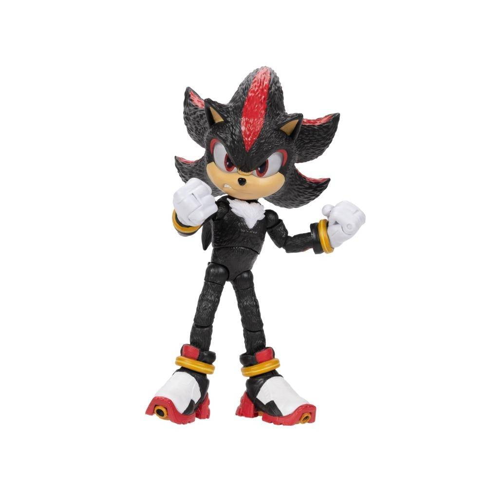 Figura Articulada Sonic 3 Shadow Plástico Negro