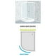 thumbnail image 2 of Shower Door - Base 80cmx100cmx195cm (a Muro Izquierdo), 2 of 2