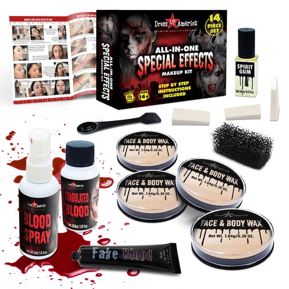 Kit de maquillaje Dress Up America Halloween SFX Cicatriz Sangrienta