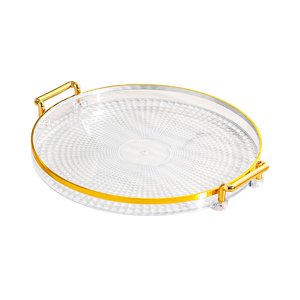 Magideal - Bandeja De Frutas Con Asas Organizador De Cocina Organización En Rack Bandeja De Maquillaje Bandeja De Almacenamiento De Baratijas Organizador Para El 1 Nivel