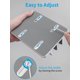 thumbnail image 4 of Soporte vertical para portátil JARLINK de aluminio plateado, 4 of 7