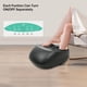 thumbnail image 5 of Masajeador de pies Snailax con calor, mando a distancia, shiatsu, 5 of 8