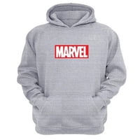 Genérico - Polerón Canguro Logo Comic Gris Claro Talla Xl Unisex