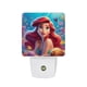 thumbnail image 1 of La Sirenita Ariel, Princesa Luz nocturna LED con sensor de anochecer a amanecer para dormitorio, baño, pasillo, escaleras - Lámpara LED nocturna de enchufe, 0.5W - 1 pieza, 1 of 6
