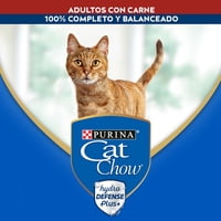 Pack Alimento Húmedo Para Gato Cat Chow® Adultos Carne Sobre 85G X15