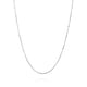 thumbnail image 1 of Collar de plata esterlina, collar de plata de cadena larga para mujer, collar de plata delicado minimalista, joyería sencilla hecha a mano en plata esterlina, 1 of 7