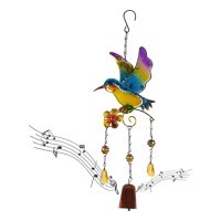 Genérico - Colgante Jardín Colibrí Vidrio Y Cobre