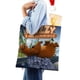 thumbnail image 4 of Grizzy y los Lemmings Bolso de tela con estampado de lienzo para mujer, bolsa de compras reutilizable y estética, con cremallera interior, regalo para mujer, 35 × 40 cm., 4 of 6