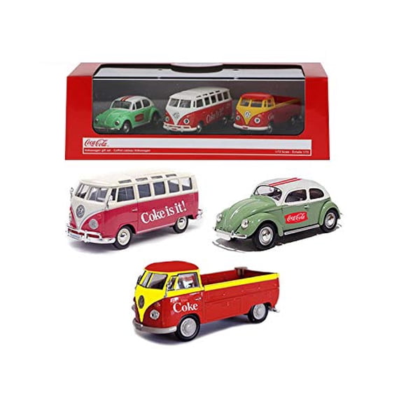 Set de coche fundido a presión Motorcity Classics Volkswagen Coca Cola
