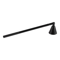 Magideal - Cubierta De Mecha Para Velas, Apagavelas Con Mango Largo, Extintor De Velas De Acero Inoxidable, Apagavelas Para Velas Ligeras De Té, Amantes De Las V Negro