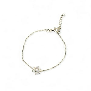 Tiana Joyas - Pulsera Con Flor De Circones De Plata 925