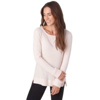 Remera Fu Da De Manga Larga Con Textura De Panal Para Mujer Color Rosa Claro Talle L