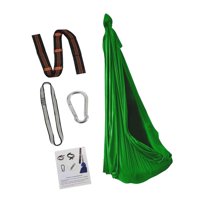 Magideal - Hamaca Para Niños Columpio Colgante Suave Y Duradero Para Yoga Al Aire Libre Verde Y M