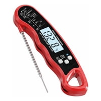 Genérico - Termómetro Digital Plegable Cocina Carnes Líquidos Rojo