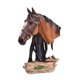 thumbnail image 3 of Estatua De Cabeza De Caballo, Decoración Del Hogar, Regalo, Figura De Resina Para Dormitorio, Fiesta, Estantería, Marrón, 3 of 5