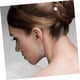 thumbnail image 3 of 1 par de pendientes delicados, pendientes modernos para mujer, pendientes de plantas, sombrero, mini herradura, señorita, 3 of 7