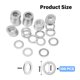 thumbnail image 2 of Arandelas Mudder 14 mm 200 piezas Aluminio 94109, 2 of 7