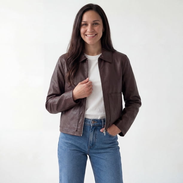 Chaqueta Boulevard Mujer Café Talla 2XL